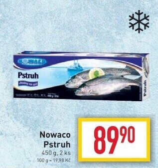 Pstruh kuchaný mražený Nowaco