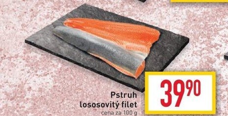 Pstruh lososovitý filety