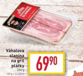 Slanina Váhalova na grilování Váhala