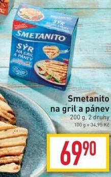 Sýr Smetanito na gril Želetava