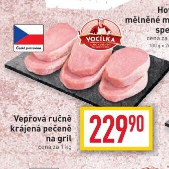 Vepřová pečeně bez kosti Vocílka