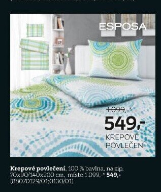 KREPOVÉ POVLEČENÍ