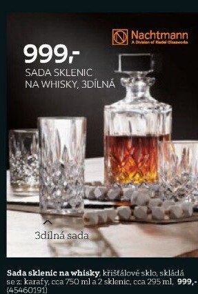 SADA SKLENIC NA WHISKY