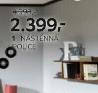 NÁSTĚNNÝ REGÁL