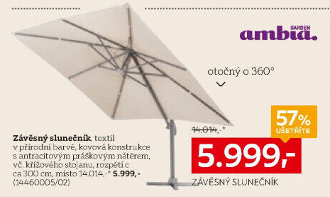 ZÁVĚSNÝ SLUNEČENÍK