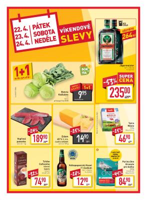 akční leták BILLA 19.4.2022-26.4.2022