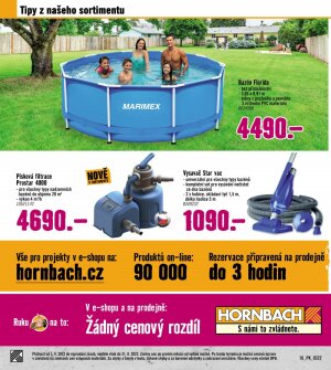 akční leták Hornbach 1.4.2022-31.8.2022
