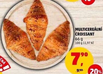Croissant multicereální
