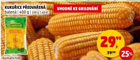 Kukuřice předvařená cukrová HuerCasa