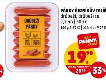 Párky drůbeží