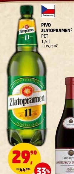 Pivo světlé Zlatopramen