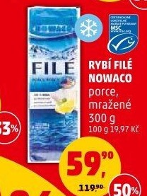 Rybí filé mražené Nowaco