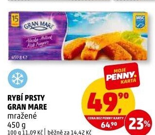 Rybí prsty mražené Gran Mare
