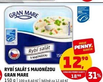 Rybí salát s majonézou Gran Mare