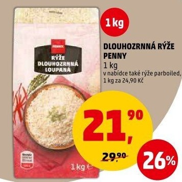 Rýže dlouhozrnná Penny