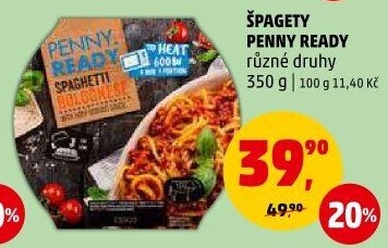 Špagety Penny Ready