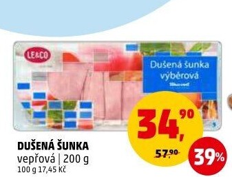 Šunka vepřová dušená LE&amp