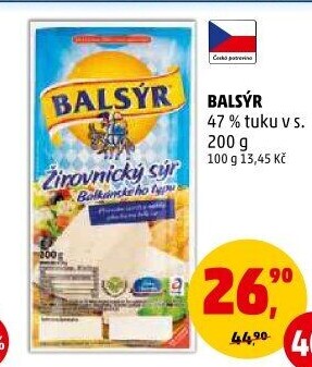 Sýr Balsýr Mlékárna Žirovnice