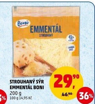 Sýr Ementál strouhaný Boni