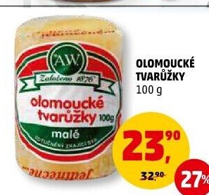 Sýr tvarůžky olomoucké A.W.
