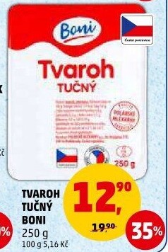 Tvaroh tučný Boni