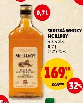 Whisky Mc Illroy Blended