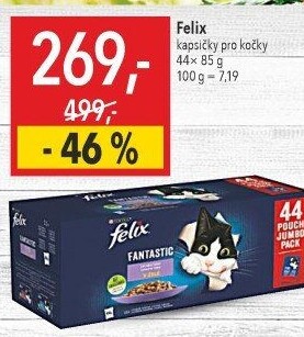 Kapsičky pro kočky Felix Purina