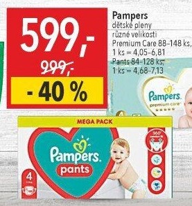 Pleny dětské Pampers Pants