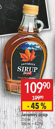 Javorový sirup Druid