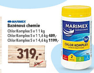 Přípravek do bazénu Chlor komplex Aquamar