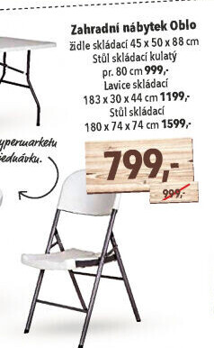 Zahradní židle Oblo