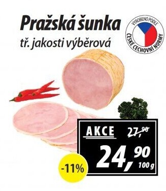Pražská šunka výběrová