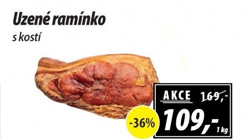 Uzené ramínko s kostí
