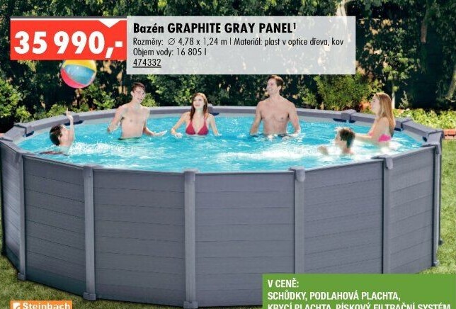 Bazén Graphite Steinbach