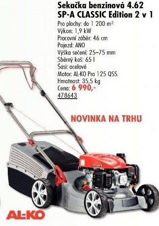 Benzínová sekačka AL-KO 4.62 SP-A Classic