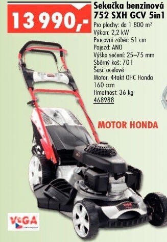 Benzínová sekačka VeGA 752SXHGCV