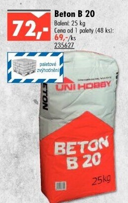 Beton B20 Uni Hobby