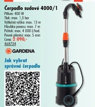 Čerpadlo sudové Gardena 4000/1
