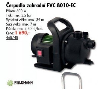 Čerpadlo zahradní Fieldmann FVC8010EC