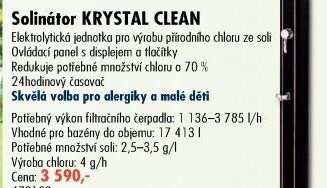 Chlorinátor pro bazény Krystal Clear Intex