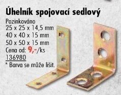 Konzole - úhelník