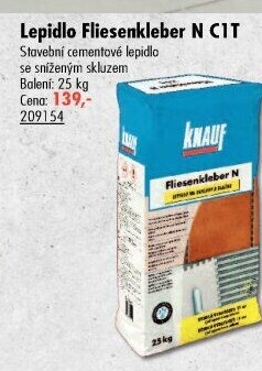 Lepidlo na obklady a dlažbu Fliesenkleber N Knauf
