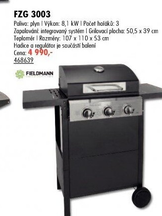 Plynový gril Fieldmann FZG3003
