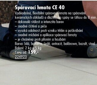 Spárovací hmota Ceresit CE 40