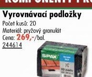 Vyrovnávací podložka Spax