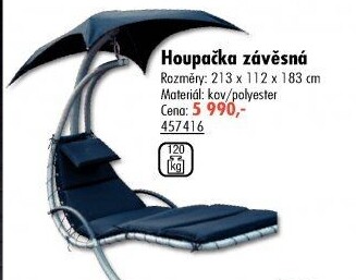 Závěsné houpací lehátko