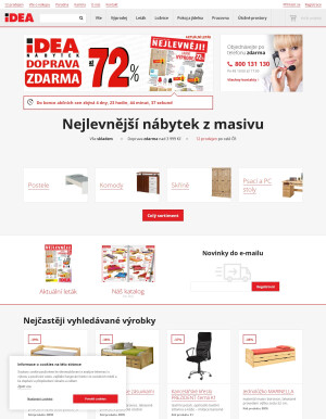 akční leták IDEA nábytek 26.4.2022-2.5.2022
