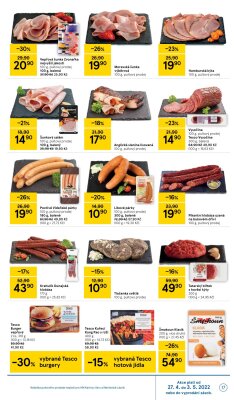 akční leták Tesco 27.4.2022-3.5.2022