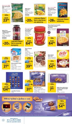 akční leták Tesco 27.4.2022-3.5.2022