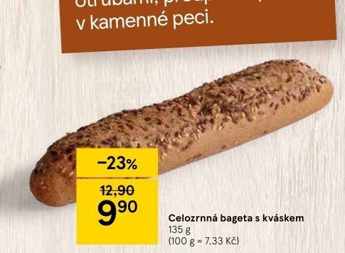 Bageta celozrnná